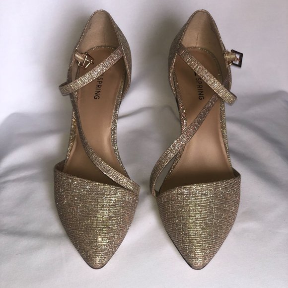 Call It Spring Sparkle Heels. S8.5 - Picture 2 of 5